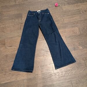 Dear John Dark Blue Wide-Leg Jeans